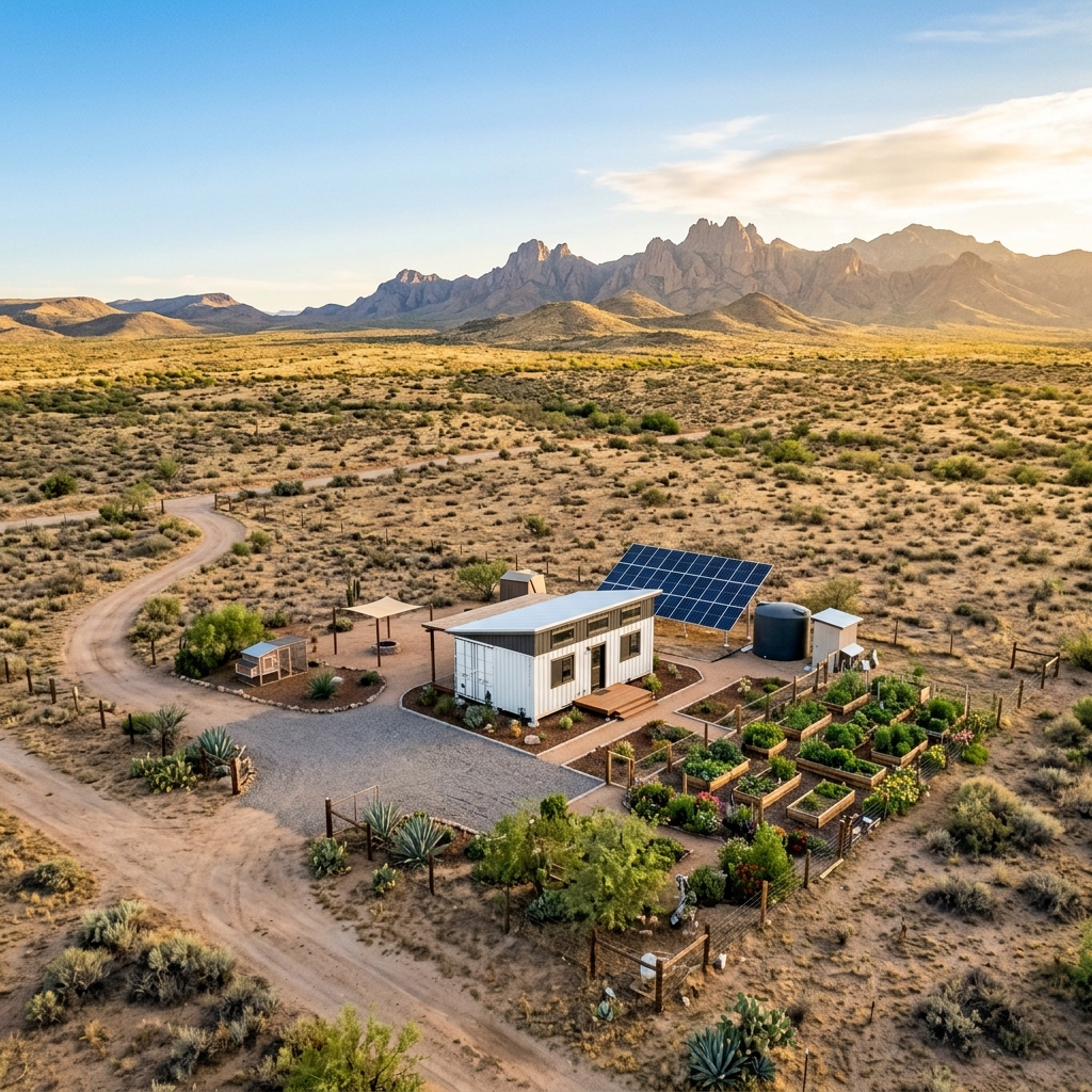 Off-grid homestead