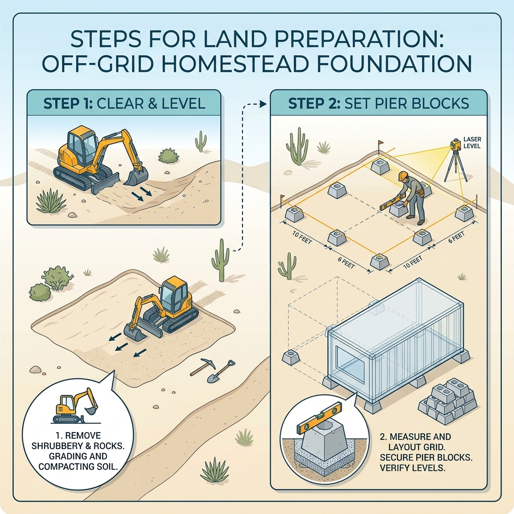Land preparation steps
